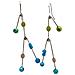 Ciondolo A Doppia Oscillazione Multicolore In Argento 925 E Cristallo. Argento Unico. - Foto miniatura 6