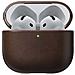 Custodia Per Airpods 4 Modello Modern Leather Antishock, Marrone Scuro - Foto miniatura 1