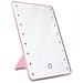 Specchio Da Trucco Led Con Supporto - Tocco Dimmerabile, 3 Modalità Di Illuminazione, 255x185mm Pink - Foto miniatura 1