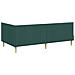 Struttura Letto Angolare con Materasso 2 pcs Verde Tessuto - Foto miniatura 9