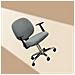 Coprisedia Da Ufficio In Pile Polare Elastico Tinta Unita - Vestibilità Universale, Antipolvere E Rimovibile Lightgrey - Foto miniatura 3