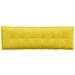 Cuscino per Schiena Giallo Chiaro 160 x 19 x 50 cm Tessuto - Foto miniatura 6
