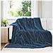 Coperte da Pile 6 pcs Blu navy 270 x 240 cm Panno - Foto miniatura 2