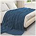 Coperte da Pile 6 pcs Blu navy 270 x 240 cm Panno - Foto miniatura 3