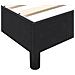 Letto a Molle senza Materasso Nero 200x220 cm in Velluto - Foto miniatura 8