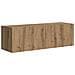Set di Mobiletto da TV a Parete 6 pcs Rovere artigianale - Foto miniatura 5
