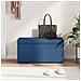 Pouf Blu 81 x 41 x 40 cm Tessuto e Legno Ingegnerizzato - Foto miniatura 3