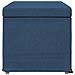 Pouf Blu 81 x 41 x 40 cm Tessuto e Legno Ingegnerizzato - Foto miniatura 5