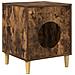 Casa per Gatti Rovere fumé 42,5 x 40 x 53 cm Legno multistrato - Foto miniatura 1
