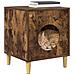 Casa per Gatti Rovere fumé 42,5 x 40 x 53 cm Legno multistrato - Foto miniatura 3