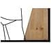 Decorazione In Metallo E Legno Corpi 9-marrone-metallo-50x2x90 Cm - Foto miniatura 4