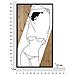 Decorazione In Metallo E Legno Corpi 9-marrone-metallo-50x2x90 Cm - Foto miniatura 6