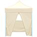 Tenda Party Crema 200 x 200 x 315 cm Tessuto Oxford - Foto miniatura 3