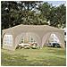 Tenda per feste a pop-up 575 x 288 x 245 cm Crema - Foto miniatura 2