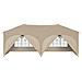 Tenda per feste a pop-up 575 x 288 x 245 cm Crema - Foto miniatura 6