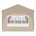 Tenda per feste a pop-up 575 x 288 x 245 cm Crema - Foto miniatura 7