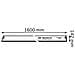Bosc Führungsschiene FSN 1600 sr | 1600Z0000F - Foto miniatura 2