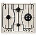 Piano Cottura RGG6243LON a Gas 4 Fuochi Gas Colore Terra Bronzo Serie Soft  - Foto miniatura 4