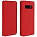 Custodia Samsung Galaxy S10 Portacarte Funzione Supporto Rosso - Foto miniatura 1