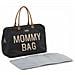 Borsa Per Pannolini Mommy Bag Nero Oxford Nylon - Foto miniatura 7