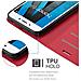 Custodia Compatibile Con Honor 6a In Rosso Carminio - Coperchio Protettiva Con Chiusura Magnetica, Funzione Stand E Tasca Per Le Carte - Foto miniatura 5