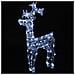 Decorazione Natalizia Renna 90 LED 60x16x100 cm in Acrilico - Foto miniatura 2