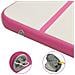 Tappetino Ginnastica Gonfiabile Con Pompa 700x100x20cm Pvc Rosa - Foto miniatura 7
