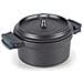 Casseruola Rotonda In Ghisa Smaltata 28 Cm Nera - 25929 - Foto miniatura 1