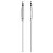 Cavo AUX per Audio da 3.5 mm Maschio / Maschio 1.2 m Colore Grigio - Foto miniatura 1