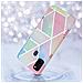 Custodia Compatibile Con Huawei P20 Lite In Marmo Arcobaleno No. 11 - Coperchio Protettivo In Silicone Tpu Con Motivo A Mosaico - Foto miniatura 4