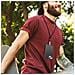Corda Universale Smartphone Per Cover E Custodia Regolabile 90cm Blu Scuro - Foto miniatura 2