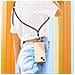 Corda Universale Smartphone Per Cover E Custodia Regolabile 90cm Blu Scuro - Foto miniatura 6
