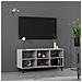 Mobile TV con Gambe in Metallo Grigio Cemento 103,5x30x50 cm - Foto miniatura 1