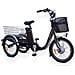 Eureka - Marrone Opaco - 250w / 10ah - Triciclo Elettrico Per Adulti Con Meccanismo Di Inclinazione - Foto miniatura 3