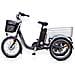 Eureka - Marrone Opaco - 250w / 10ah - Triciclo Elettrico Per Adulti Con Meccanismo Di Inclinazione - Foto miniatura 4