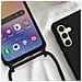 Cover Cordino Per Samsung Galaxy A34 5g Collana / Tracolla 80 Cm Nera - Foto miniatura 5