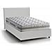 Letto Matrimoniale Bice, Letto Contenitore Con Rivestimento In Ecopelle, 100% Made In Italy, Apertura Frontale, Adatto Per Materasso Cm 160x200, Bianco - Foto miniatura 2