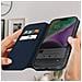 Custodia Per Iphone 15 Pro Portafoglio Funzione Supporto Video Blu - Foto miniatura 4