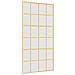Porta Scorrevole Oro 102,5x205 Vetro Smerigliato Esg Alluminio - Foto miniatura 2