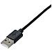 AK-USB-01 cavo USB 1,8 m USB 2.0 Micro-USB B USB A Nero - Foto miniatura 2