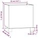 Fioriere Con Gambe 2pz Ruggine 32x30x33 Cm Acciaio Corten - Foto miniatura 7