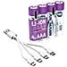 1311-0028 batteria per uso domestico Batteria ricaricabile Mini Stilo AAA Ioni di Litio - Foto miniatura 3