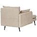 Chaise Longue Versione Destra Yerres Tessuto Beige - Foto miniatura 5