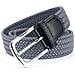 Cintura Da Uomo Elastica Intrecciata Con Fibbia 105cm Grey - Foto miniatura 2
