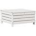 Set Salotto Giardino 5pz con Cuscini Bianco Legno Massello Pino - Foto miniatura 6