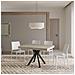 Tavolo allungabile 80x120/204 cm Dolcezza Cashmere gambe antracite - Foto miniatura 2