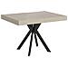 Tavolo allungabile 80x120/204 cm Dolcezza Cashmere gambe antracite - Foto miniatura 1