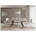 Tavolo allungabile 80x120/204 cm Dolcezza Cashmere gambe antracite - Foto miniatura 4