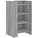 Credenza Grigio Sonoma 45x35x75 Cm In Legno Multistrato - Foto miniatura 2