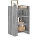 Credenza Grigio Sonoma 45x35x75 Cm In Legno Multistrato - Foto miniatura 3